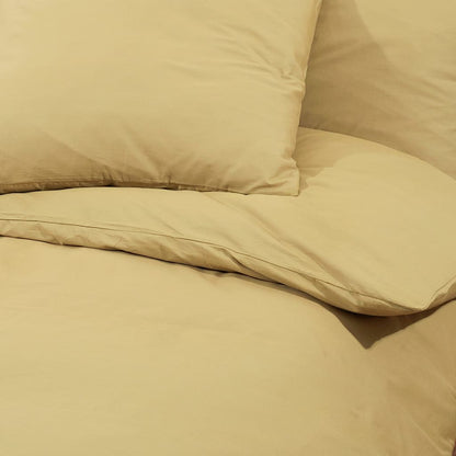 Berkfield Duvet Cover Set Taupe 200x200 cm Light-weight Microfiber
