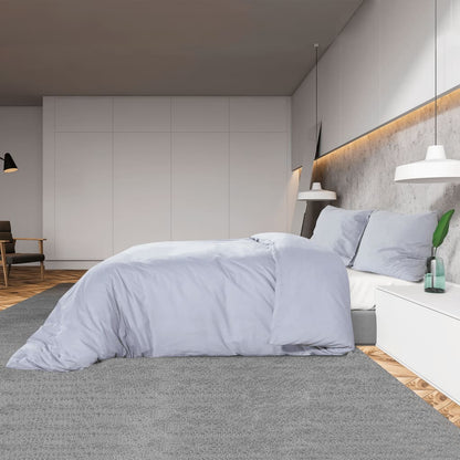 Berkfield Duvet Cover Set Grey 260x220 cm Cotton