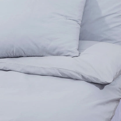 Berkfield Duvet Cover Set Grey 260x220 cm Cotton