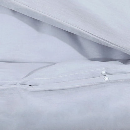 Berkfield Duvet Cover Set Grey 260x220 cm Cotton