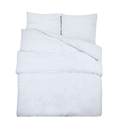 Berkfield Duvet Cover Set White 140x200 cm Cotton