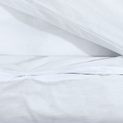 Berkfield Duvet Cover Set White 140x200 cm Cotton