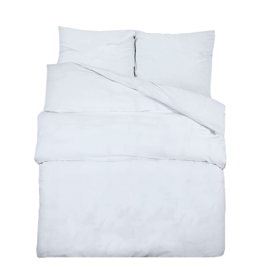 Berkfield Duvet Cover Set White 200x200 cm Cotton