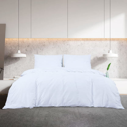 Berkfield Duvet Cover Set White 200x200 cm Cotton