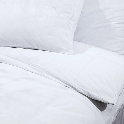 Berkfield Duvet Cover Set White 200x200 cm Cotton
