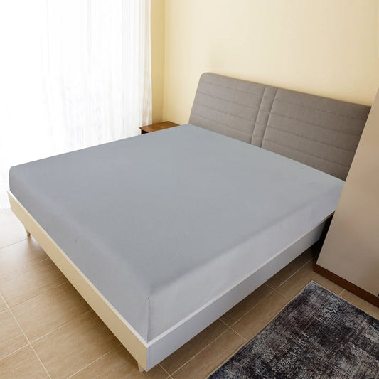 Berkfield Jersey Fitted Sheets 2 pcs Grey 180x200 cm Cotton