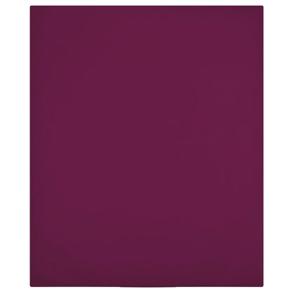 Berkfield Jersey Fitted Sheets 2 pcs Bordeaux 180x200 cm Cotton