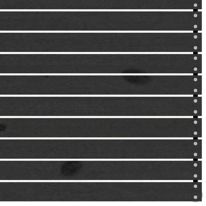 Berkfield 3 Piece Garden Lounge Set Solid Pinewood Black