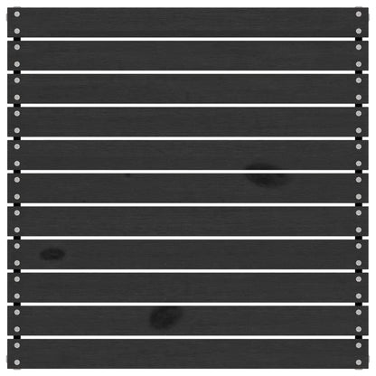 Berkfield 3 Piece Garden Lounge Set Solid Pinewood Black