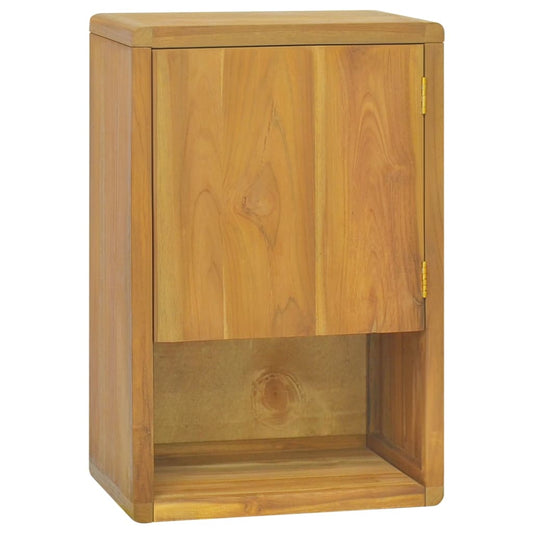 Berkfield Wall-mounted Bathroom Cabinet 45x30x70 cm Solid Wood Teak