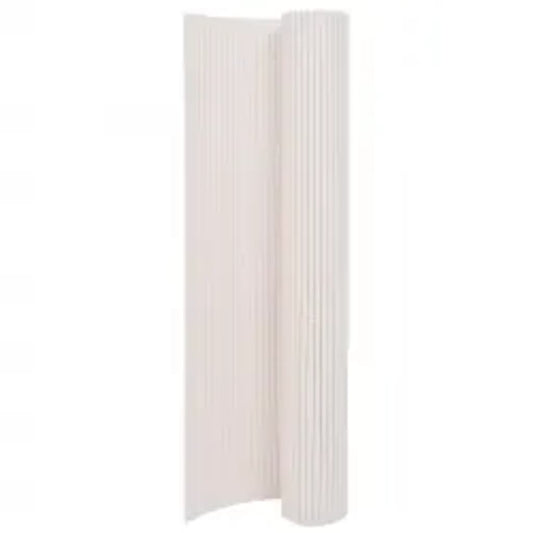 Berkfield Double-Sided Garden Fence 110x300 cm White
