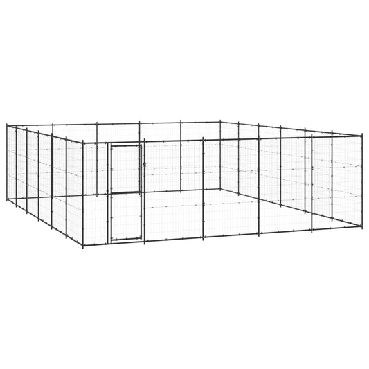 Berkfield Outdoor Dog Kennel Steel 36.3 m�__