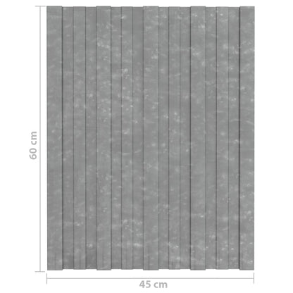 Berkfield Roof Panels 12 pcs Galvanised Steel Silver 60x45 cm