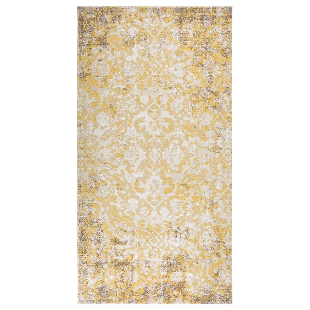 Berkfield Outdoor Rug Flatweave 80x150 cm Yellow