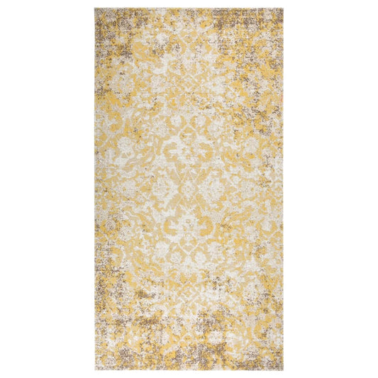 Berkfield Outdoor Rug Flatweave 80x150 cm Yellow
