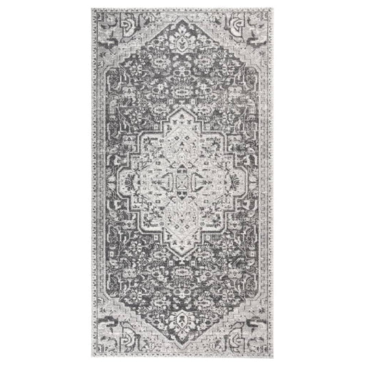 Berkfield Outdoor Rug Flatweave 80x150 cm Light Grey