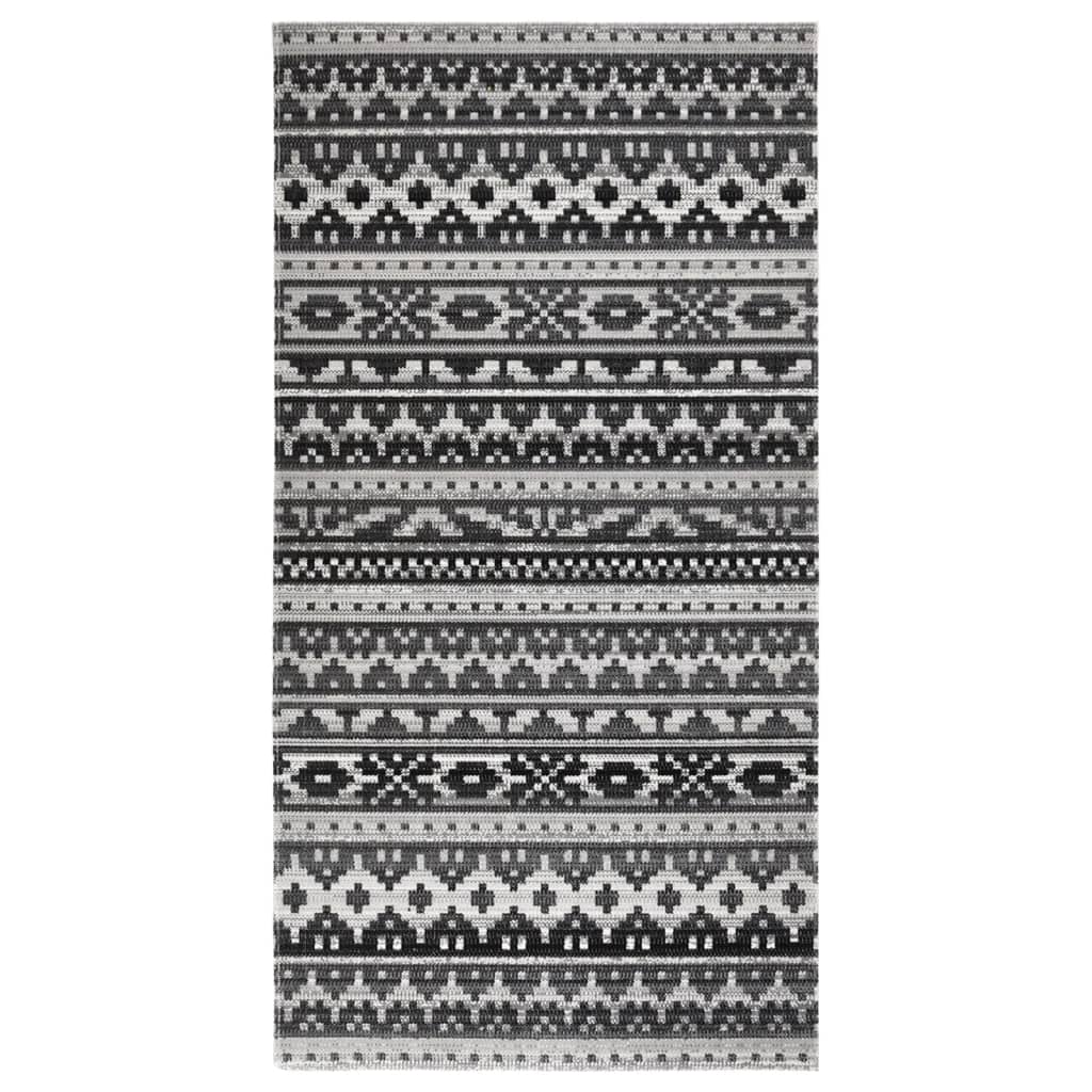 Berkfield Outdoor Rug Flatweave 80x150 cm Dark Gery