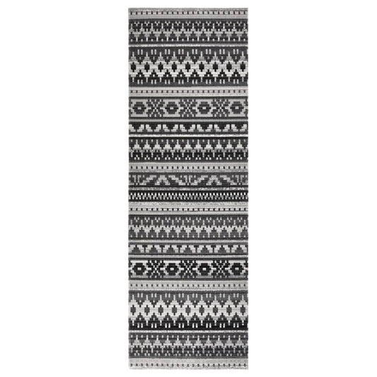 Berkfield Outdoor Rug Flatweave 80x250 cm Dark Gery