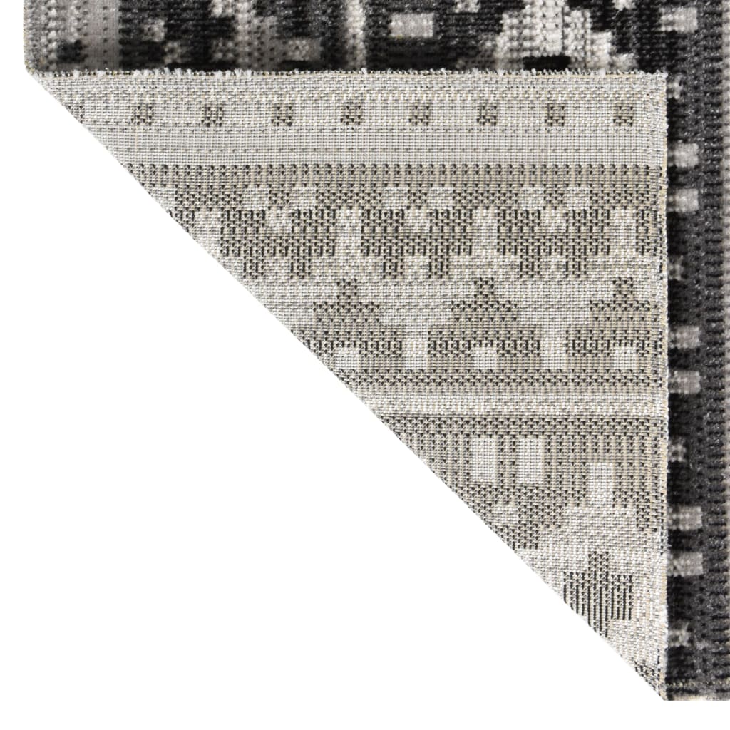 Berkfield Outdoor Rug Flatweave 80x250 cm Dark Gery