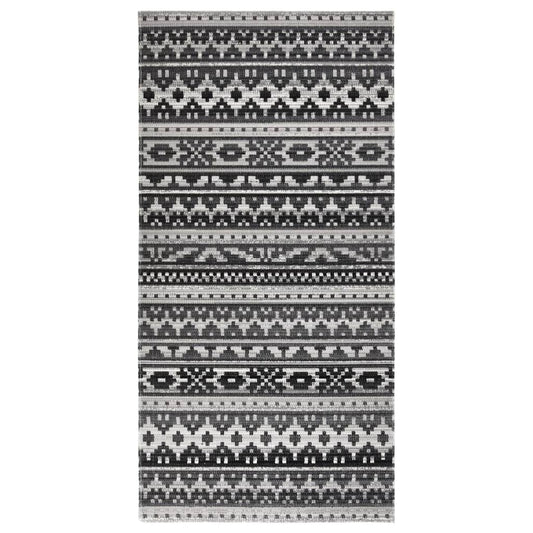 Berkfield Outdoor Rug Flatweave 100x200 cm Dark Gery