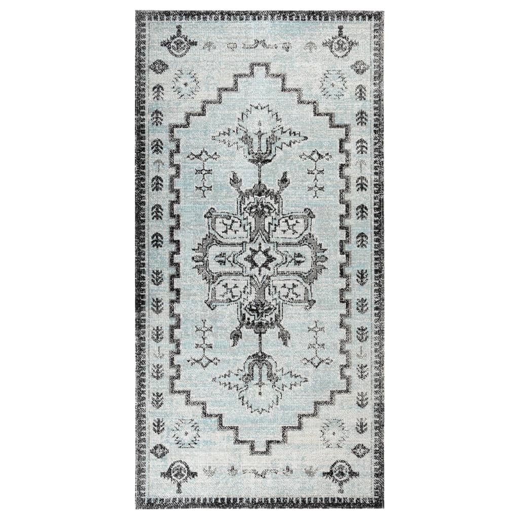 Berkfield Outdoor Rug Flatweave 100x200 cm Green and Grey