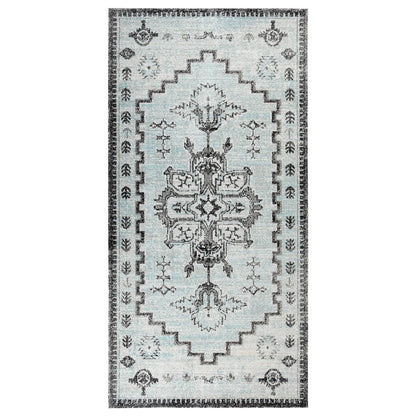 Berkfield Outdoor Rug Flatweave 100x200 cm Green and Grey
