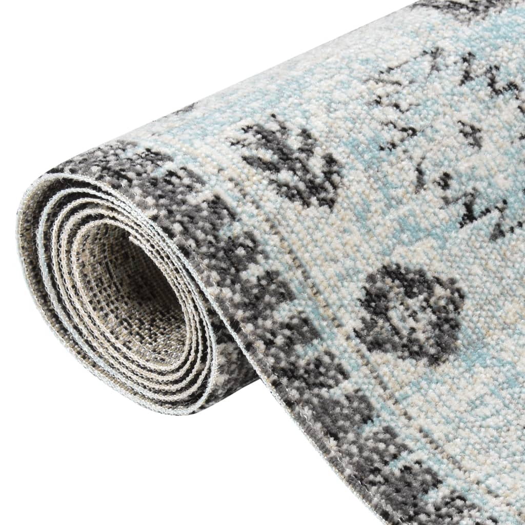 Berkfield Outdoor Rug Flatweave 100x200 cm Green and Grey