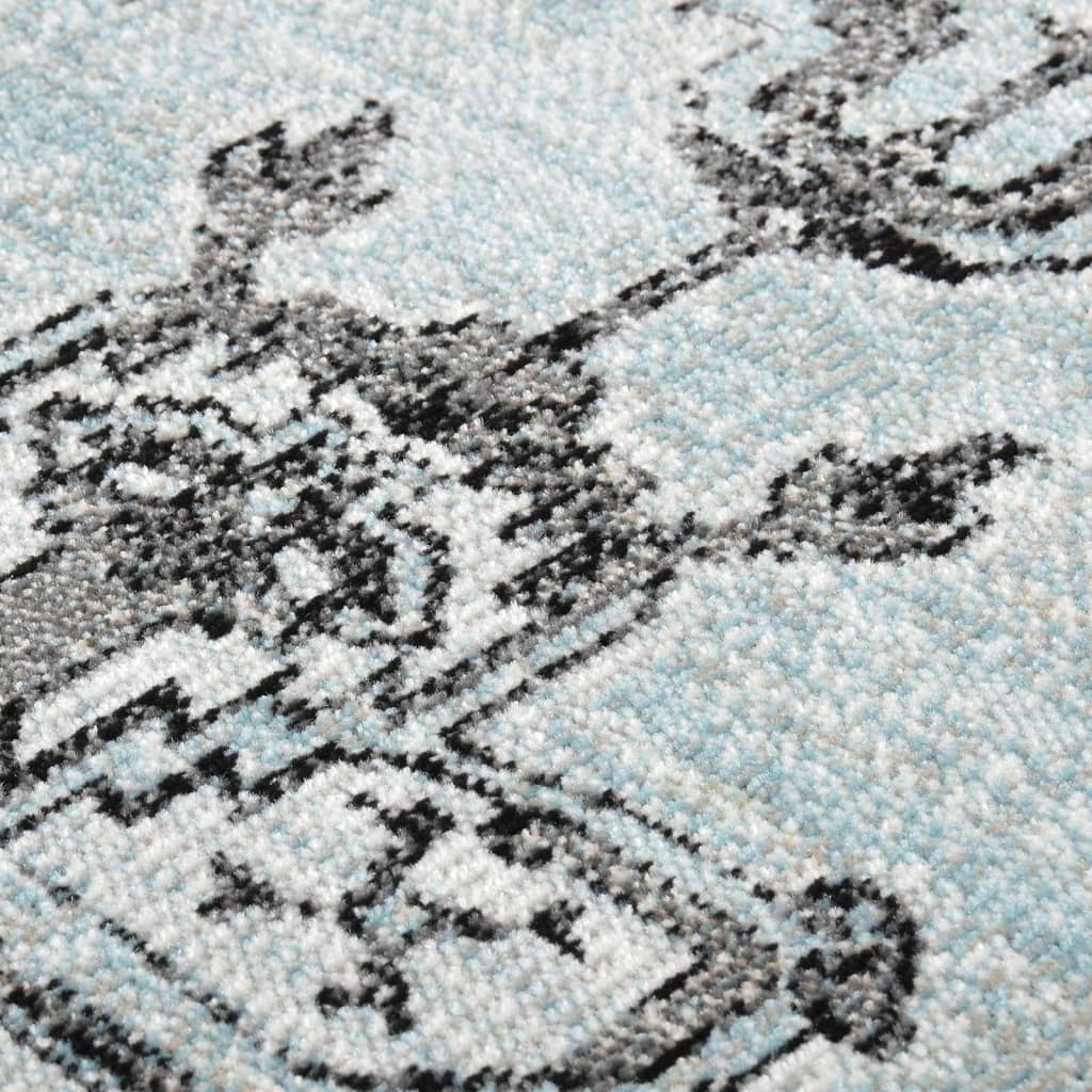 Berkfield Outdoor Rug Flatweave 100x200 cm Green and Grey