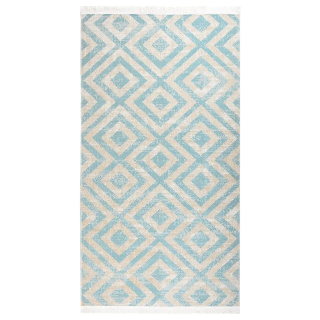 Berkfield Outdoor Rug Flatweave 80x150 cm Green and Beige