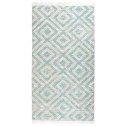 Berkfield Outdoor Rug Flatweave 80x150 cm Green and Beige