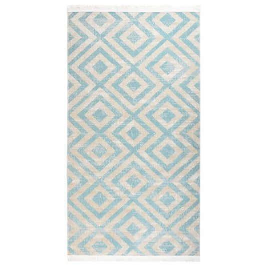 Berkfield Outdoor Rug Flatweave 80x150 cm Green and Beige