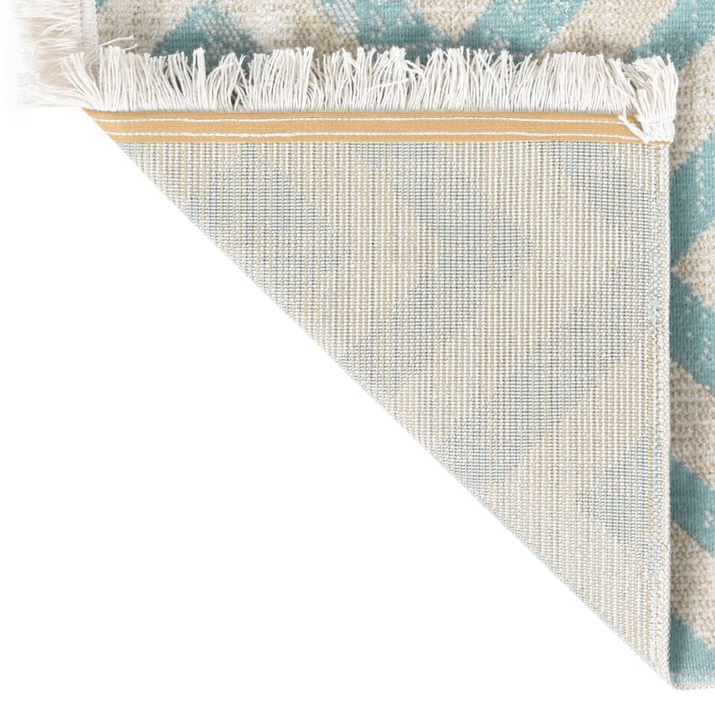 Berkfield Outdoor Rug Flatweave 80x150 cm Green and Beige