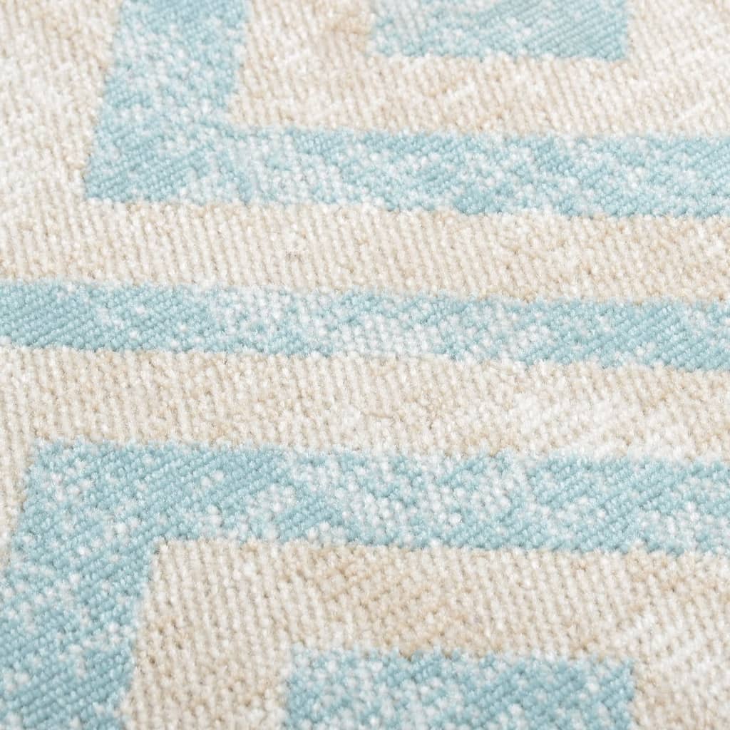 Berkfield Outdoor Rug Flatweave 80x150 cm Green and Beige
