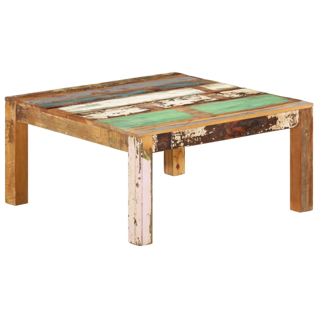 Berkfield Coffee Table 80x80x40 cm Solid Reclaimed Wood