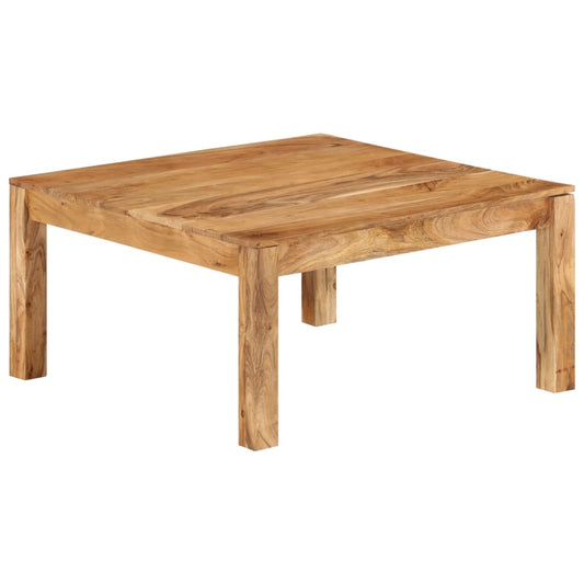 Berkfield Coffee Table 80x80x40 cm Solid Acacia Wood