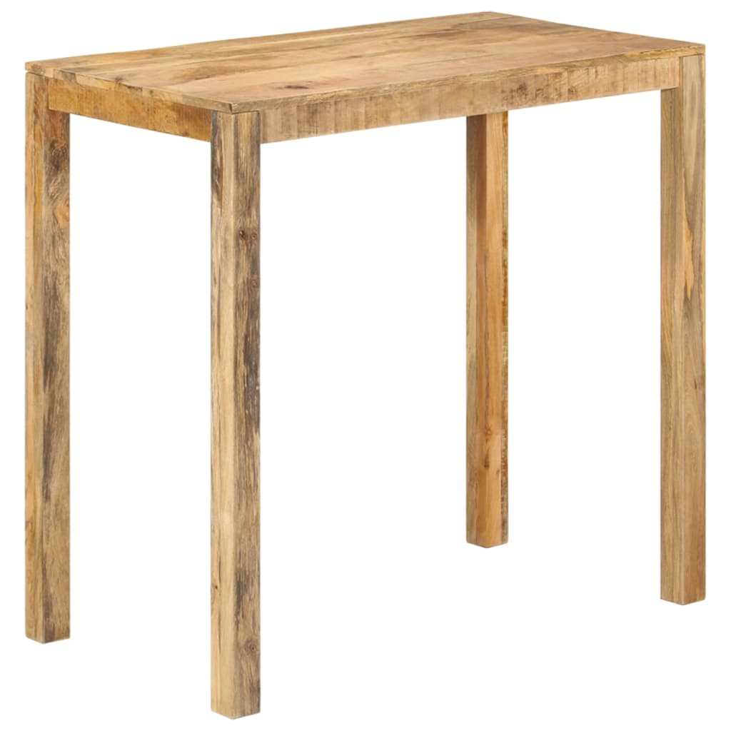 Berkfield Bar Table 112x60x108 cm Rough Mango Wood