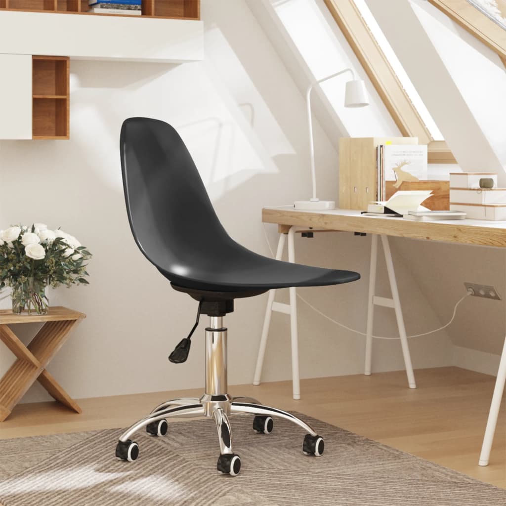 Berkfield Swivel Office Chair Light Grey PP