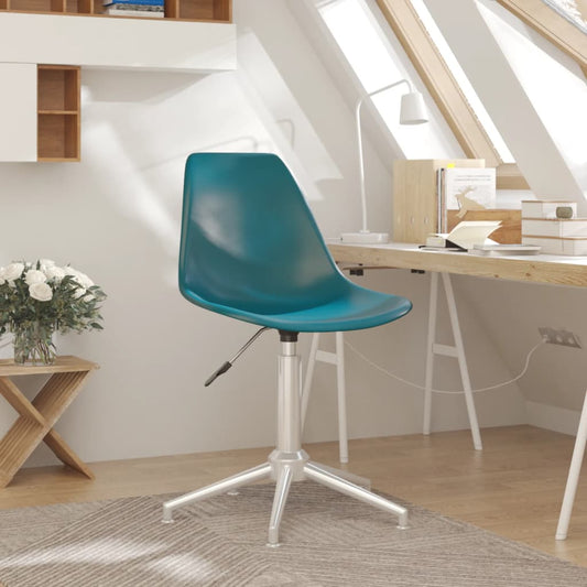 Berkfield Swivel Office Chair Turquoise PP