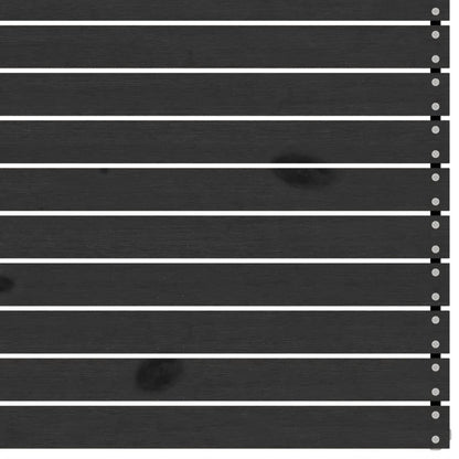 Berkfield 4 Piece Garden Lounge Set Black Solid Pinewood