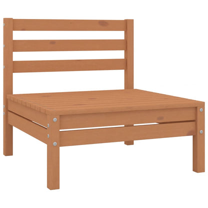 Berkfield 10 Piece Garden Lounge Set Solid Wood Pine Honey Brown