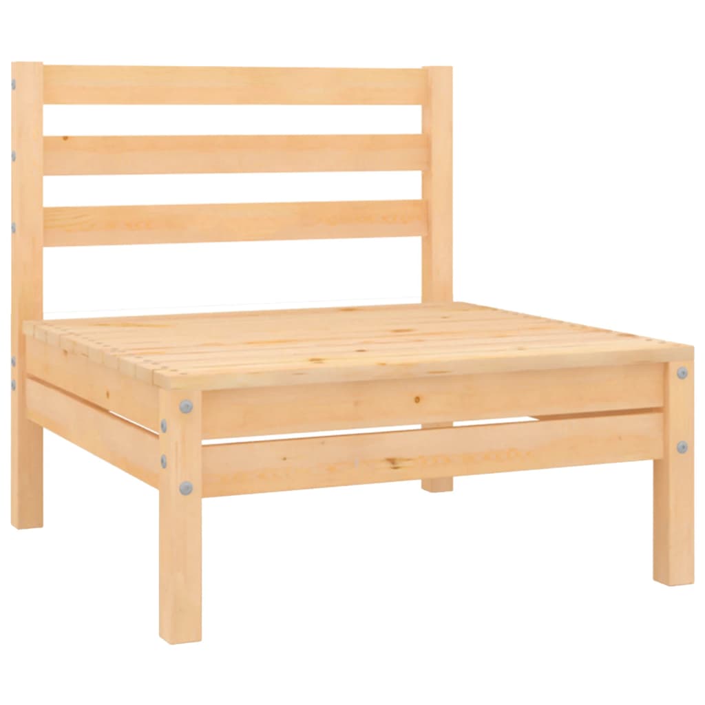 Berkfield 10 Piece Garden Lounge Set Solid Wood Pine