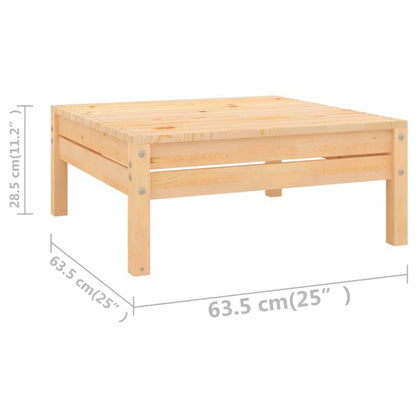 Berkfield 10 Piece Garden Lounge Set Solid Wood Pine
