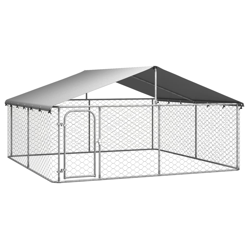 Berkfield Outdoor Dog Kennel with Roof 300x300x150 cm