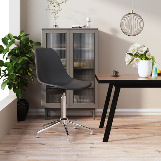 Berkfield Swivel Dining Chair Light Grey PP