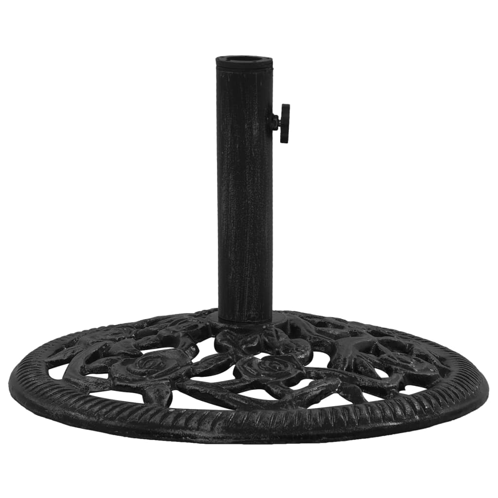Berkfield Umbrella Base Black 48x48x33 cm Cast Iron