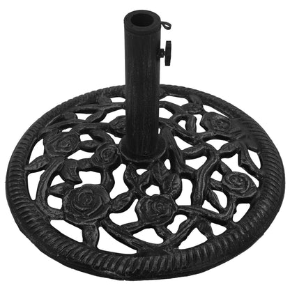 Berkfield Umbrella Base Black 48x48x33 cm Cast Iron