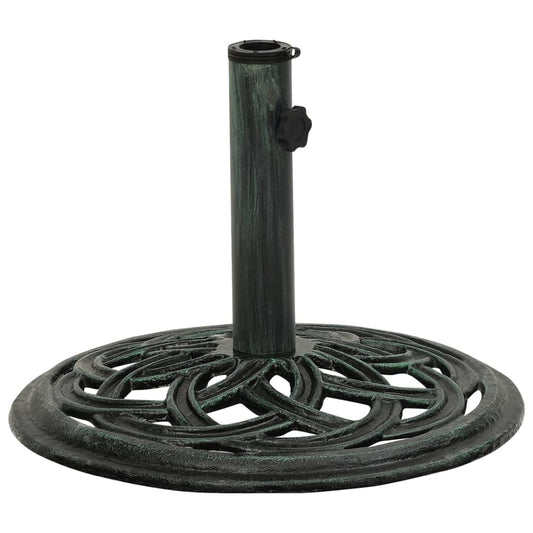 Berkfield Umbrella Base Green 44x44x31 cm Cast Iron