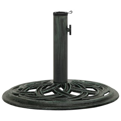 Berkfield Umbrella Base Green 44x44x31 cm Cast Iron