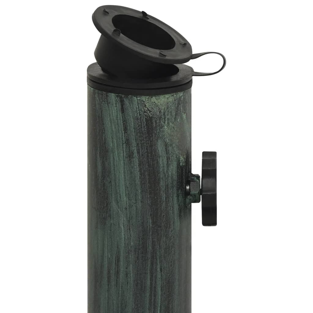 Berkfield Umbrella Base Green 44x44x31 cm Cast Iron