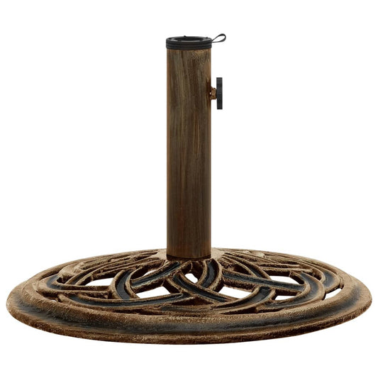 Berkfield Umbrella Base Bronze 44x44x31 cm Cast Iron